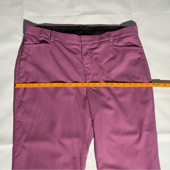 Banana Republic Siena Straight Italian Wool Pants - Marzotto Mill - Orchid - EUC - Picture 13 of 16